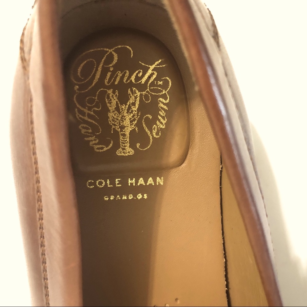 Cole Hann Marine Pinch Tan Classic Men’s Leather Shoes - Picture 10 of 11